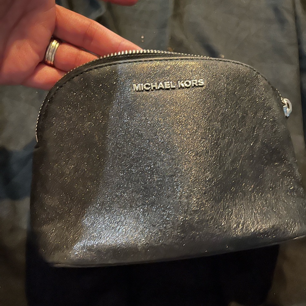 Black makeup bag